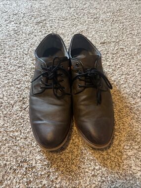 Sonoma Brown Leather Oxford Dress Shoes